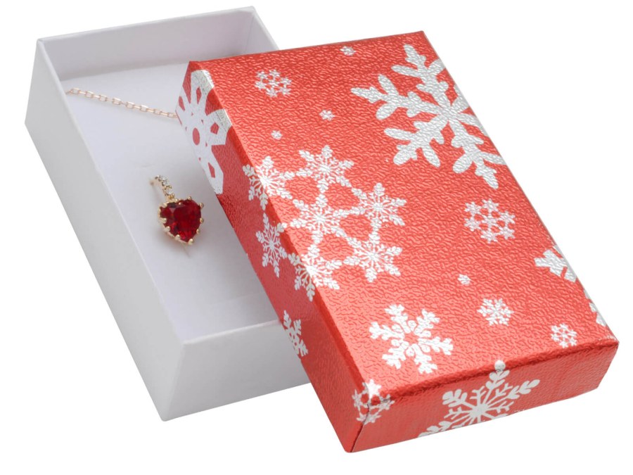 JK Box Vánoční dárková krabička na náušnice XR-6/A7/A1 - Dárkové krabičky na šperky Krabičky na šperky Krabičky na šperky - velké