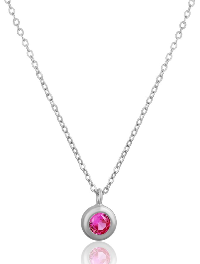 JVD Okouzlující stříbrný náhrdelník se zirkonem SVLN0445SH2R145