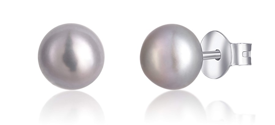 JVD Stříbrné náušnice s perlou SVLE0545XD2P60 0,6 cm - Náušnice Pecky