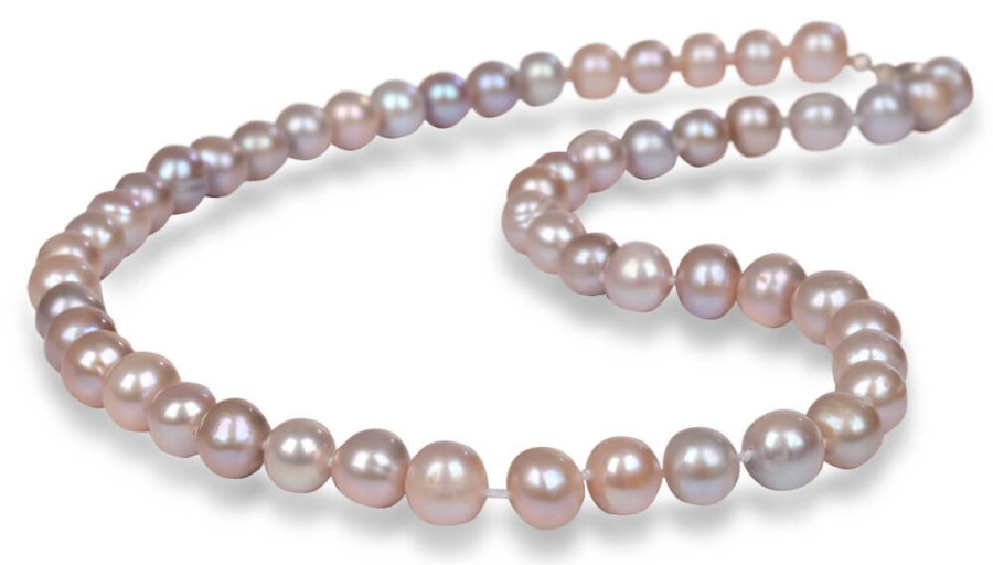 JwL Luxury Pearls Náhrdelník s pravými růžovými perlami JL0266 - Náhrdelníky