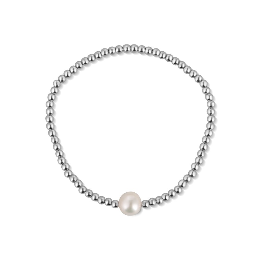 JwL Luxury Pearls Korálkový náramek s pravou sladkovodní perlou JL0713 - Náramky Perlové náramky