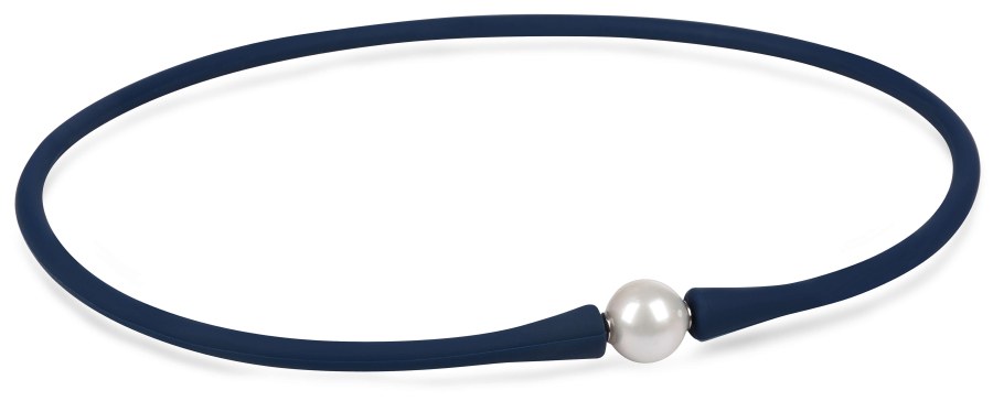JwL Luxury Pearls Sportovní perlový náhrdelník modrý JL0343 - Náhrdelníky
