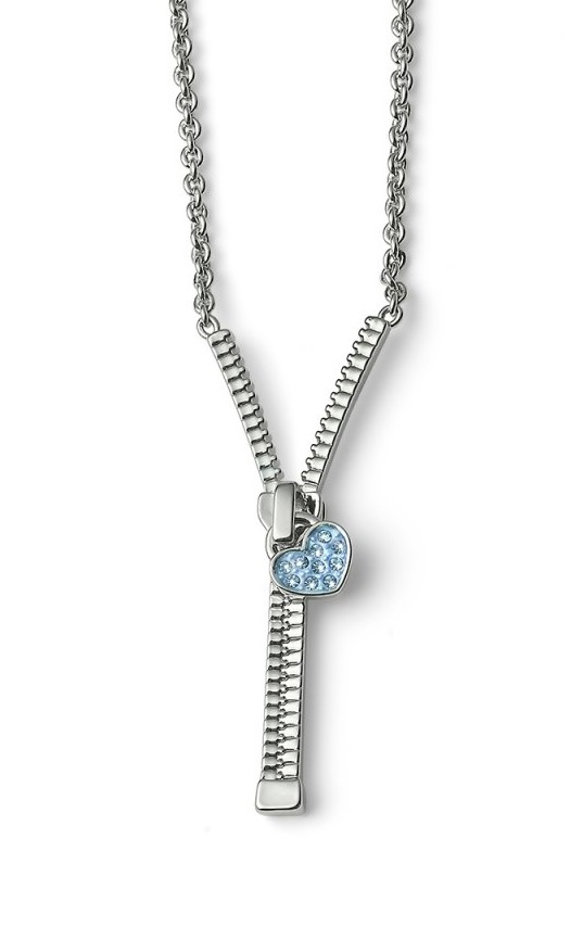 L.O.L. Surprise! Slušivý náhrdelník pro dívky Dreamzip s krystaly L1001BLU - Náhrdelníky