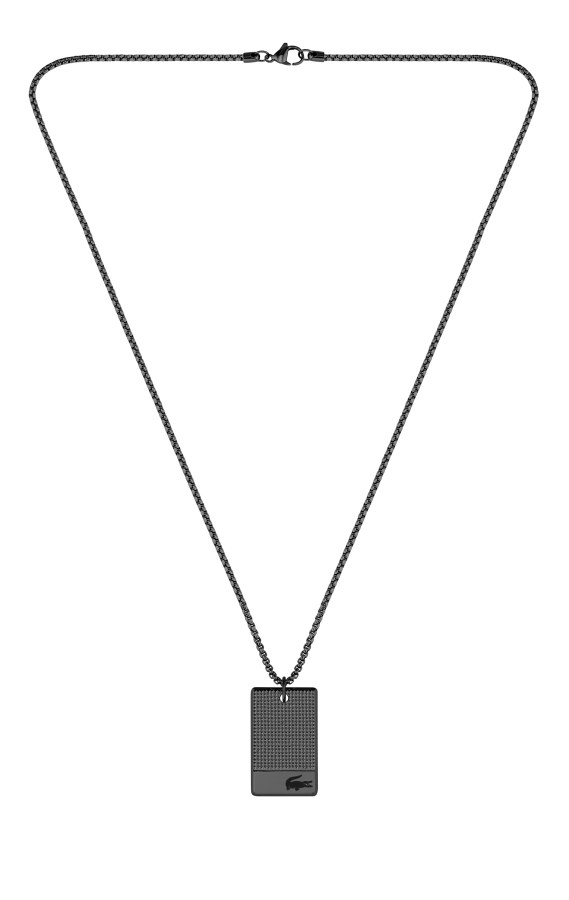 Lacoste Módní pánský ocelový náhrdelník Stencil 2040189 - Náhrdelníky