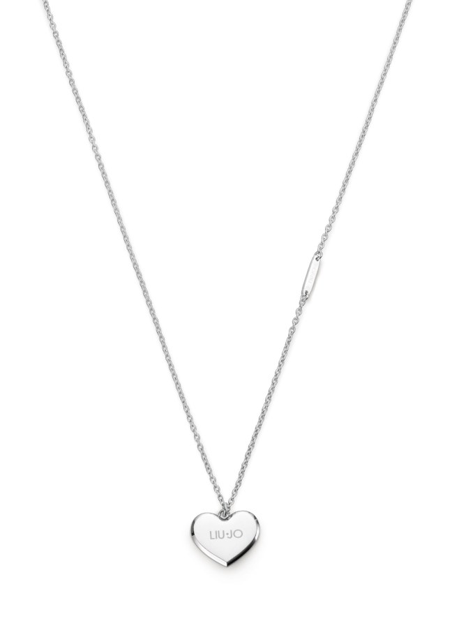 Liu Jo Dlouhý ocelový náhrdelník se srdíčkem Essential LJ2177 - Náhrdelníky