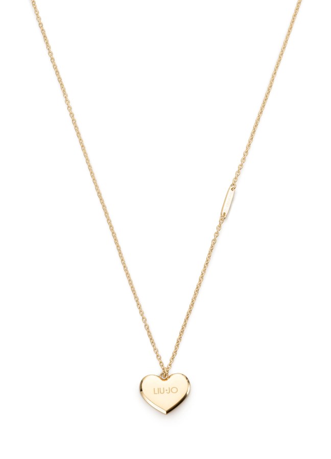Liu Jo Dlouhý pozlacený náhrdelník se srdíčkem Essential LJ2179 - Náhrdelníky
