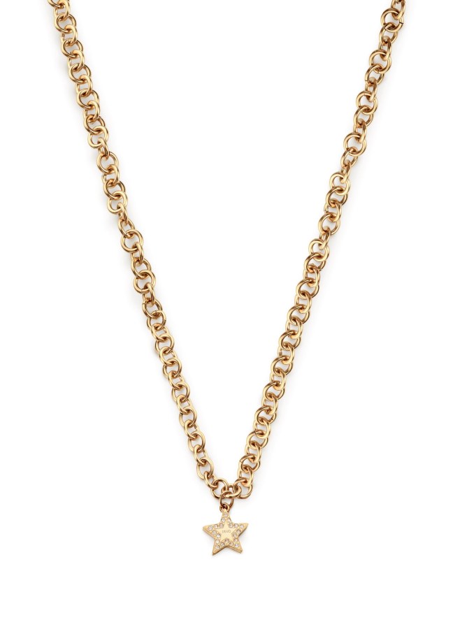 Liu Jo Módní pozlacený náhrdelník s hvězdou Essential LJ2195 - Náhrdelníky