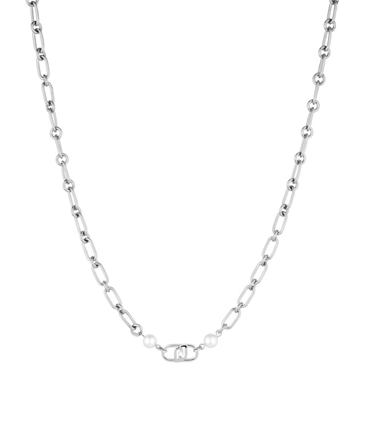 Liu Jo Stylový ocelový náhrdelník s logem Icona LJ1731 - Náhrdelníky