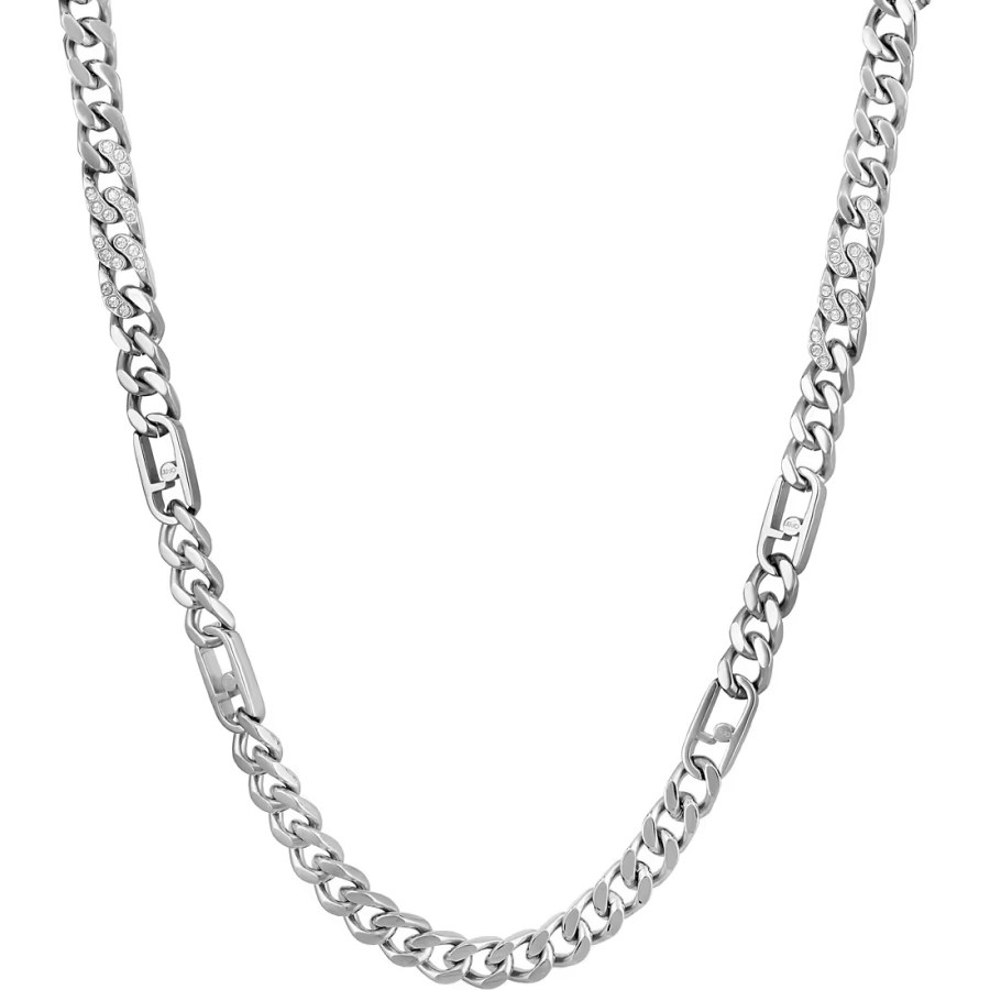 Liu Jo Výrazný ocelový náhrdelník Chains LJ1933 - Náhrdelníky