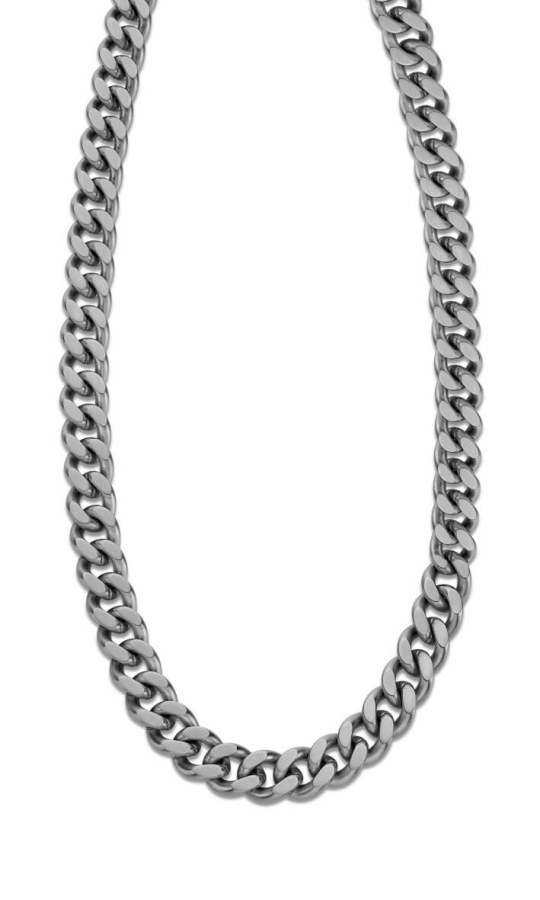 Lotus Style Elegantní ocelový náhrdelník pro muže Men in Black LS2061-1/1