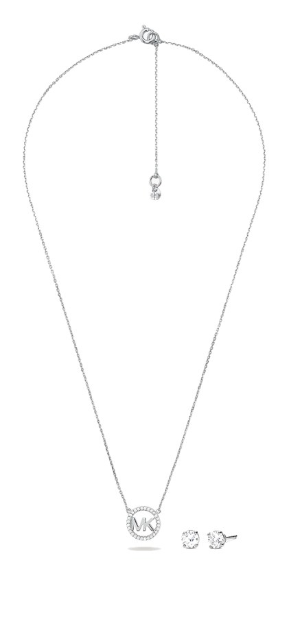 Michael Kors Stříbrná souprava šperků MKC1260AN040 (náhrdelník, náušnice) - Sety šperků Soupravy šperků