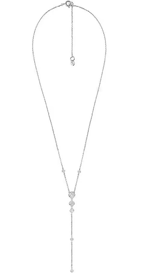 Michael Kors Stříbrný náhrdelník Premium se zirkony MKC1452AN040 - Náhrdelníky