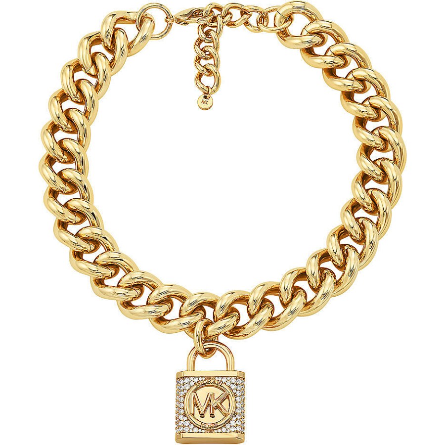 Michael Kors Výrazný náhrdelník s třpytivým přívěskem Premium MKJ8059710 (řetízek, přívěsek) - Náhrdelníky