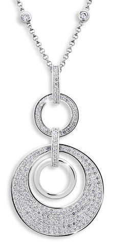 Modesi Stříbrný náhrdelník WYDBL-N (řetízek, přívěsek) - Náhrdelníky