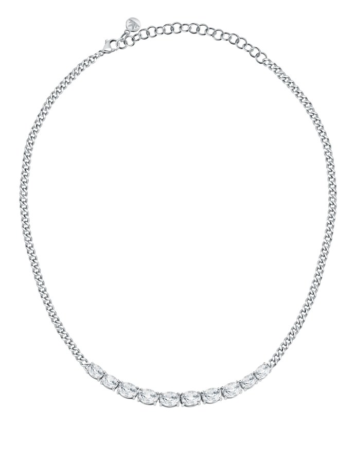 Morellato Elegantní náhrdelník s čirými kubickými zirkony Colori SAVY10 - Náhrdelníky