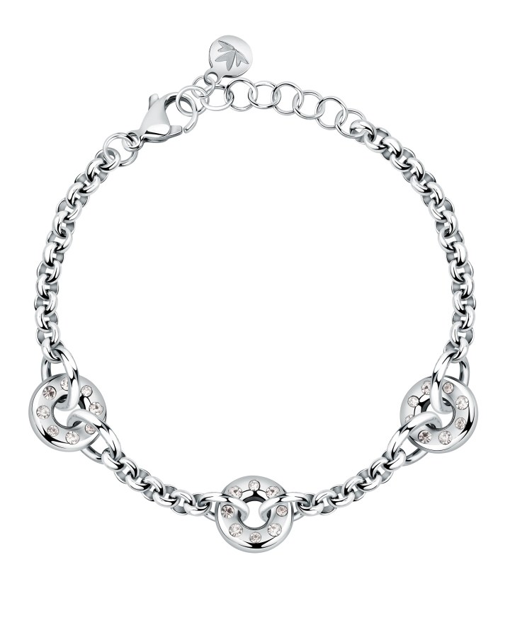 Morellato Elegantní ocelový náramek s krystaly Bagliori SAVO10 - Náramky Náramky se symboly