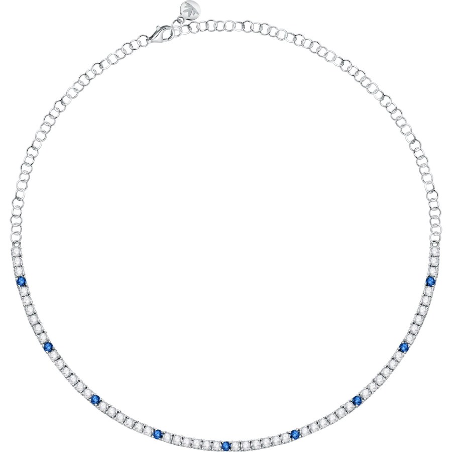 Morellato Elegantní stříbrný náhrdelník se zirkony Tesori SAIW136 - Náhrdelníky