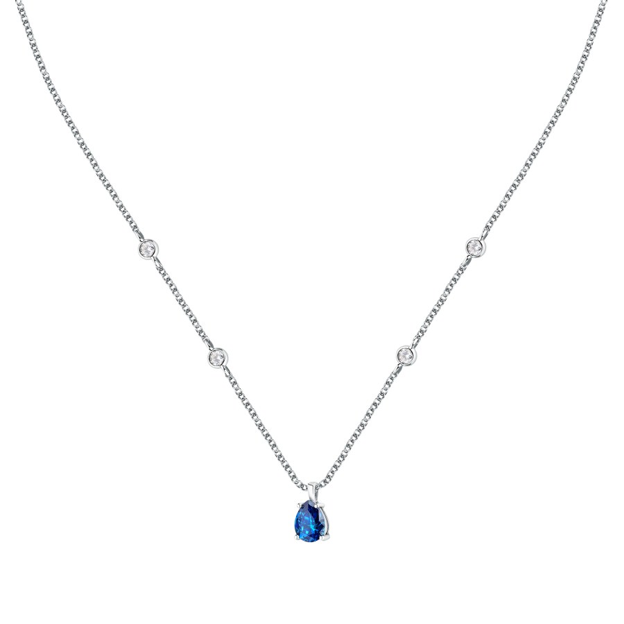 Morellato Elegantní stříbrný náhrdelník se zirkony Tesori SAIW191 - Náhrdelníky