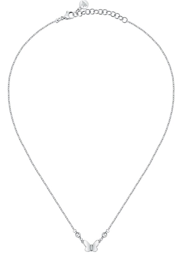 Morellato Hravý ocelový náhrdelník s motýlkem Passioni SAUN31 - Náhrdelníky