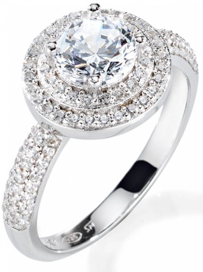 Morellato Luxusní stříbrný prsten Tesori SAIW08 56 mm - Prsteny Prsteny s kamínkem