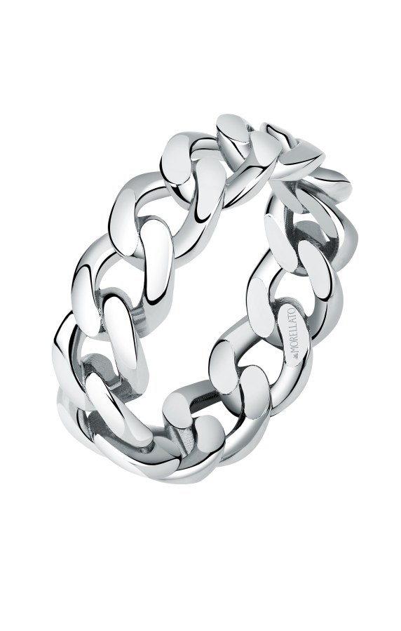 Morellato Moderní ocelový prsten Catene SATX270 61 mm - Prsteny Prsteny bez kamínku