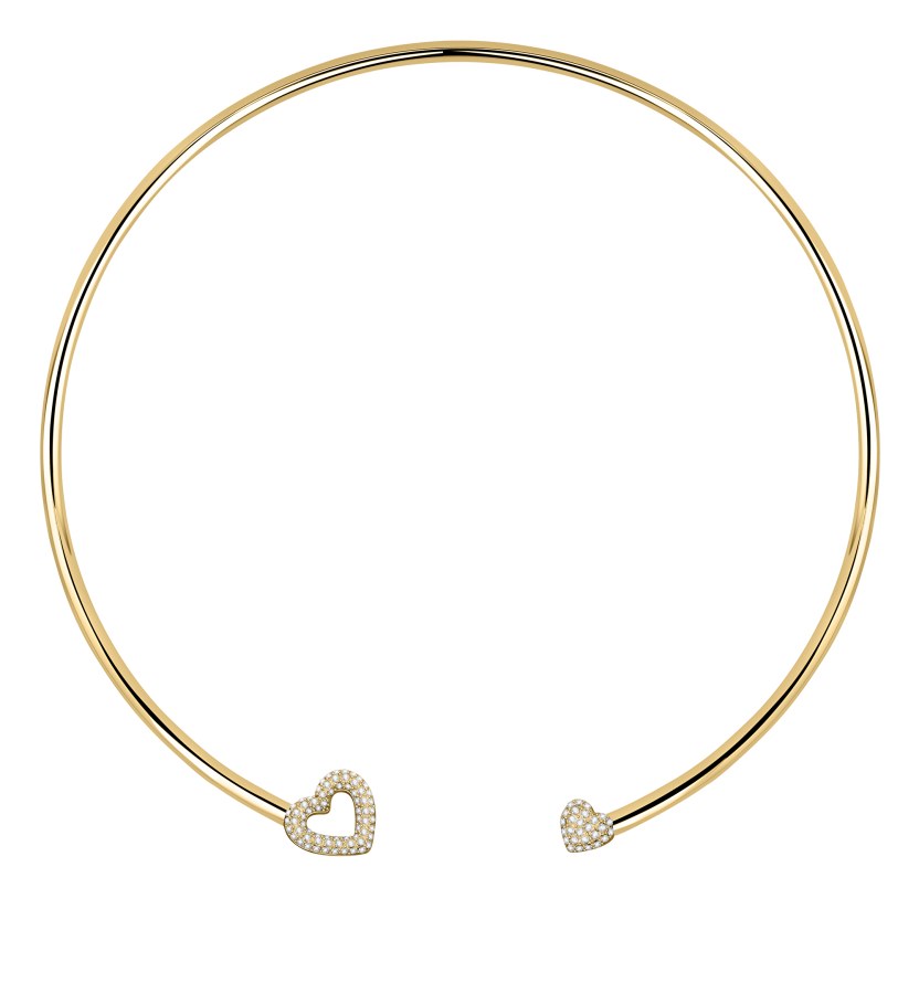 Morellato Nadčasový pozlacený náhrdelník s krystaly Incontri SAUQ01 - Náhrdelníky