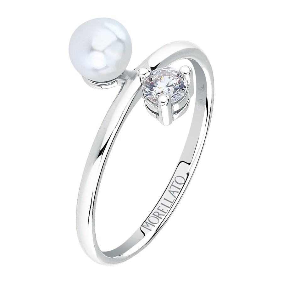 Morellato Nadčasový stříbrný prsten se zirkonem Perla SAWM12 52 mm - Prsteny Prsteny s kamínkem