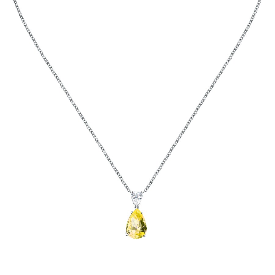 Morellato Něžný stříbrný náhrdelník se zirkony Tesori SAIW193 - Náhrdelníky