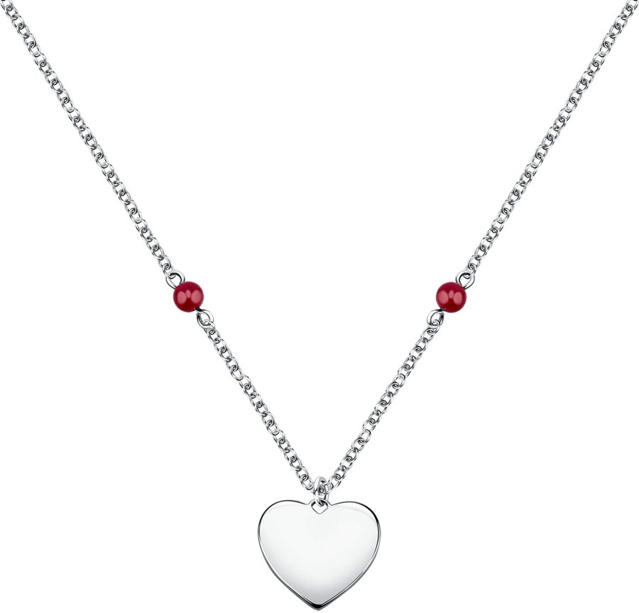Morellato Ocelový náhrdelník Srdce Valentina SATQ10 - Náhrdelníky