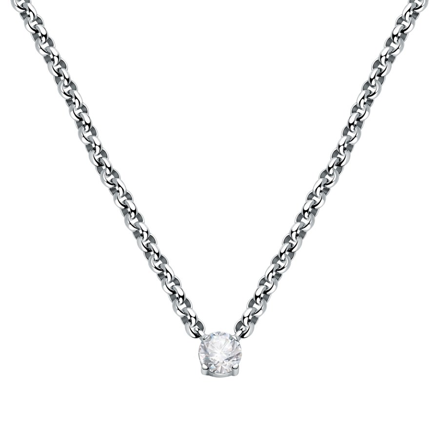 Morellato Originální ocelový náhrdelník s krystalem Poetica SAUZ31 - Náhrdelníky