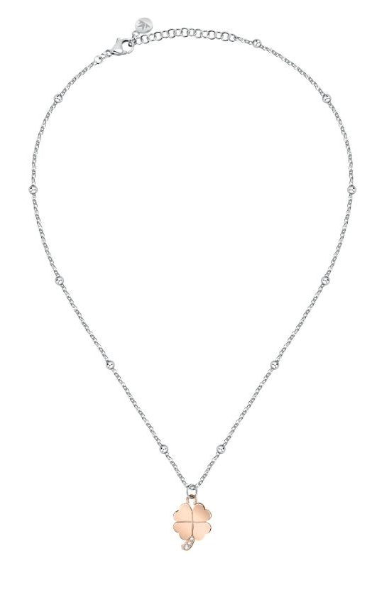 Morellato Půvabný ocelový bicolor náhrdelník pro štěstí Maia SAUY05 - Náhrdelníky
