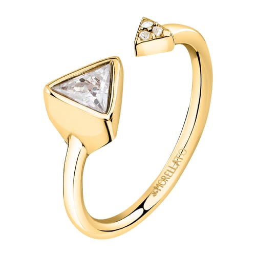 Morellato Stylový pozlacený otevřený prsten Trilliant SAWY07 52 mm - Prsteny Prsteny s kamínkem