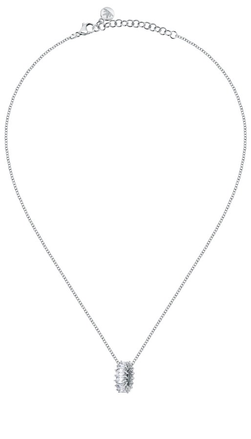 Morellato Třpytivý náhrdelník s čirými zirkony Baguette SAVP02 - Náhrdelníky