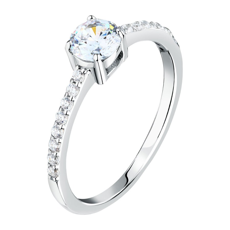 Morellato Třpytivý prsten z recyklovaného stříbra Tesori SAIW1790 56 mm - Prsteny Prsteny s kamínkem