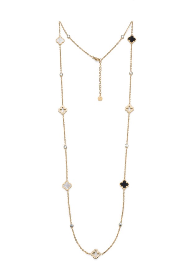 Oliver Weber Luxusní dlouhý náhrdelník s kubickými zirkony Delight Freedom 12377G