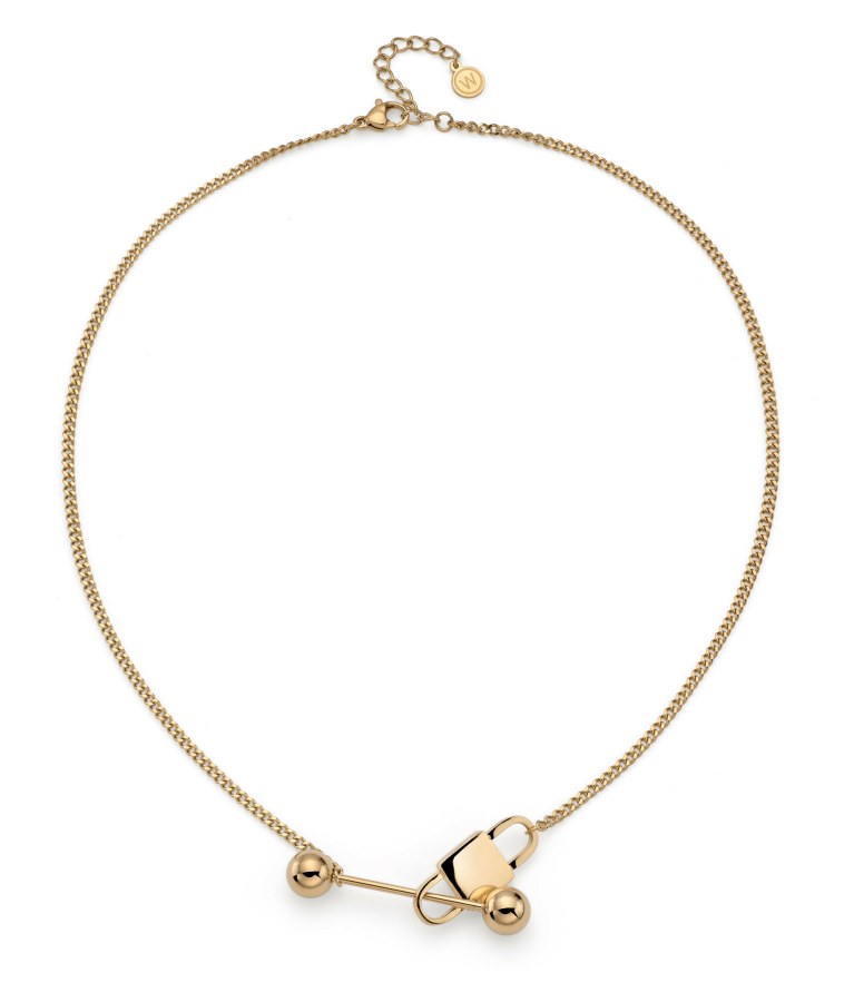 Oliver Weber Originální dámský pozlacený náhrdelník Damu Crystal Blossoms 12289G - Náhrdelníky