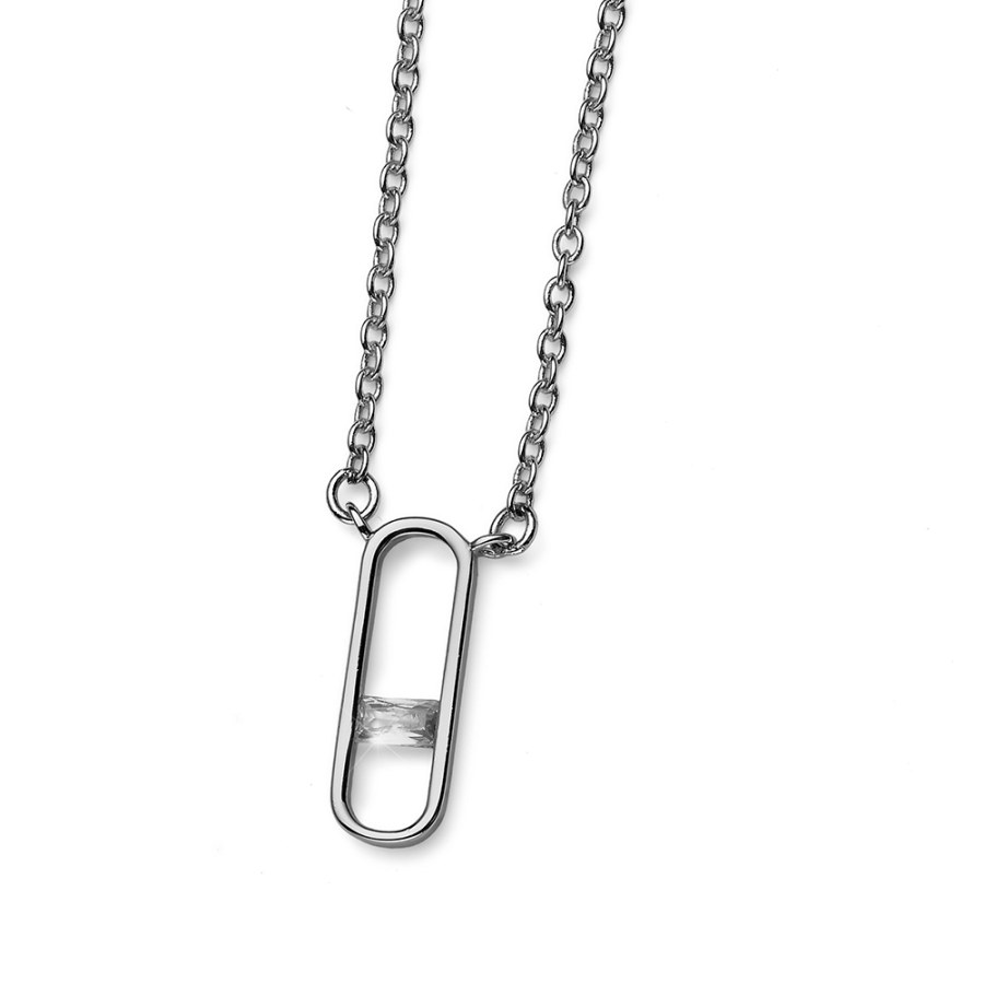 Oliver Weber Půvabný náhrdelník s kubickým zirkonem Spell 12220 - Náhrdelníky