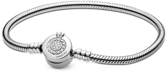Pandora Luxusní stříbrný náramek 599046C01 18 cm - Náramky Řetízkové náramky