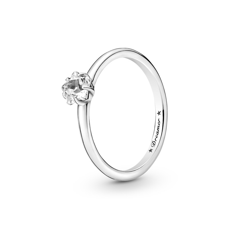 Pandora Okouzlující stříbrný prsten se zirkonem Nebeská hvězda 190026C01 52 mm - Prsteny Prsteny s kamínkem
