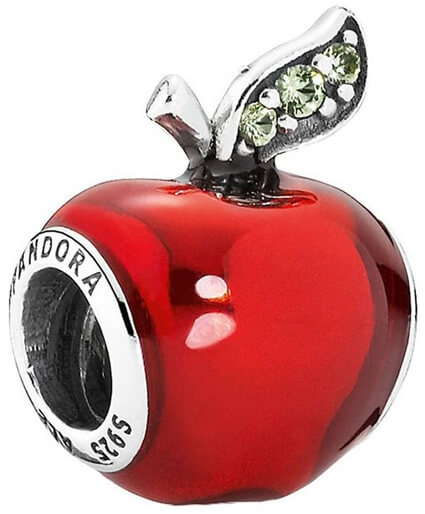 Pandora Překrásný korálek Disney Sněhurčino jablko 791572EN73 - Přívěsky a korálky