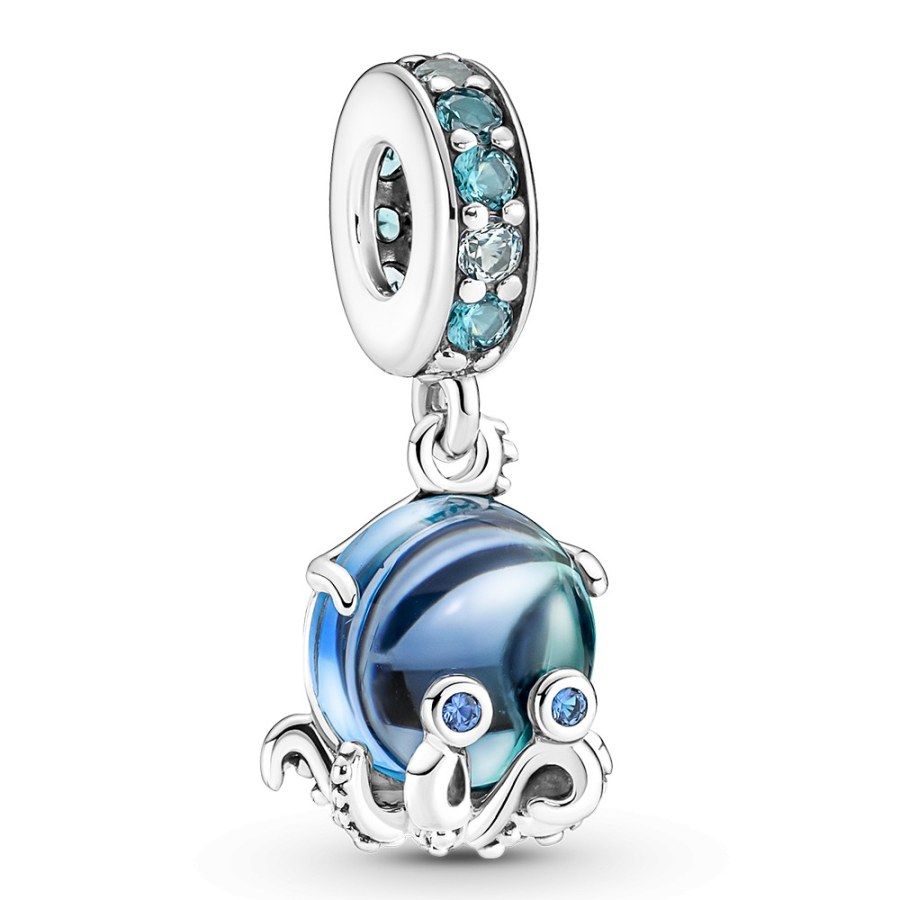 Pandora Půvabný stříbrný přívěsek Chobotnice 791694C01 - Náramky Přívěsky na náramky