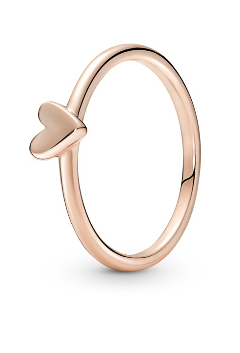 Pandora Romantický bronzový prsten Rose 180092C00 50 mm - Prsteny Prsteny bez kamínku