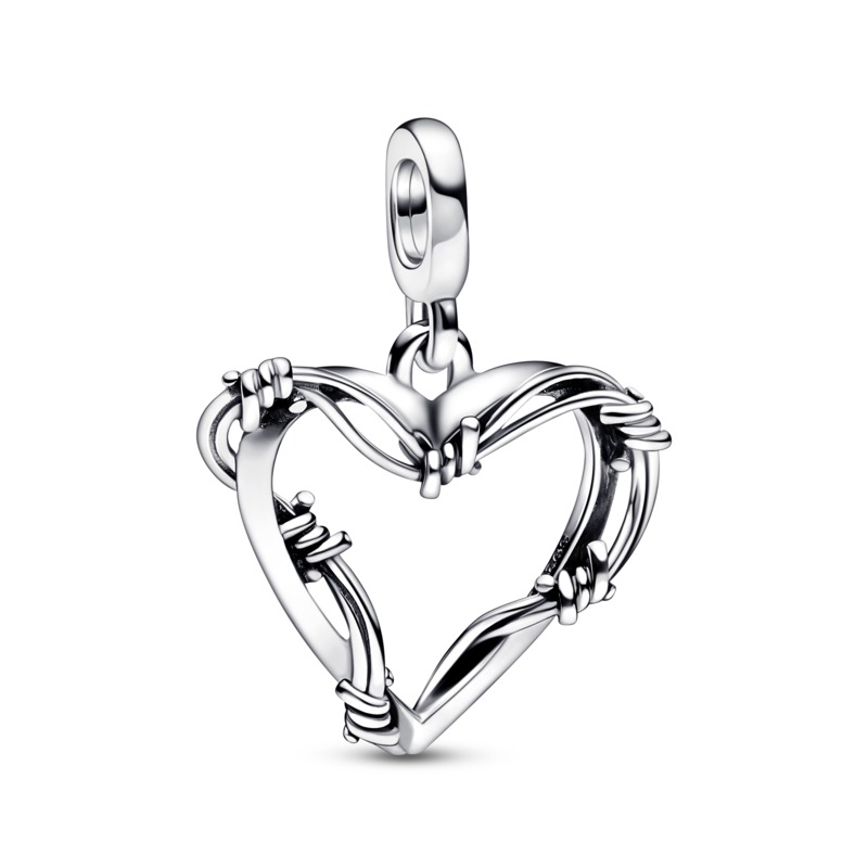 Pandora Romantický stříbrný přívěsek Srdce Me 792526C00
