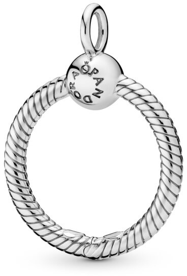 Pandora Stříbrný náhrdelníkový přívěsek na korálky Moments 398296/398330 2,5 cm - Přívěsky a korálky
