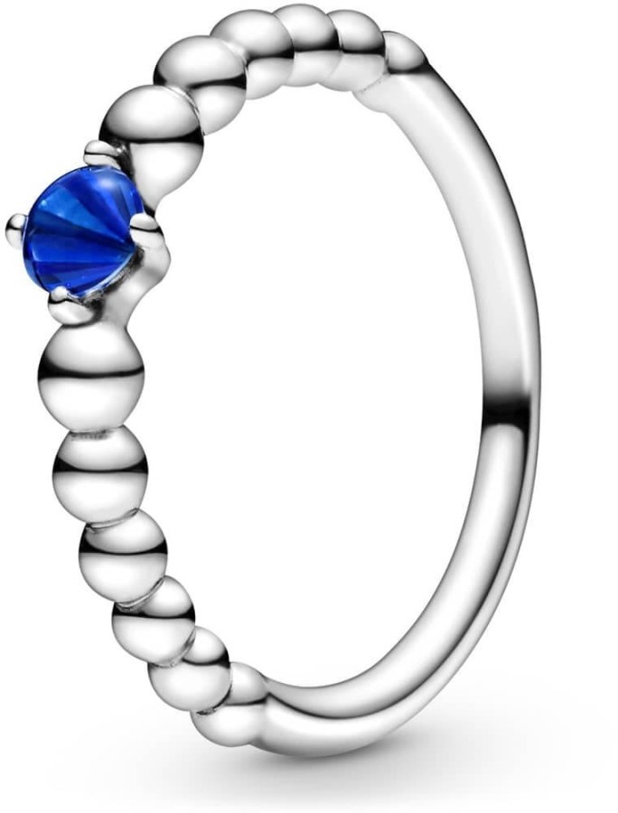 Pandora Stříbrný prsten pro ženy narozené v září 198867C12 50 mm - Prsteny Prsteny s kamínkem
