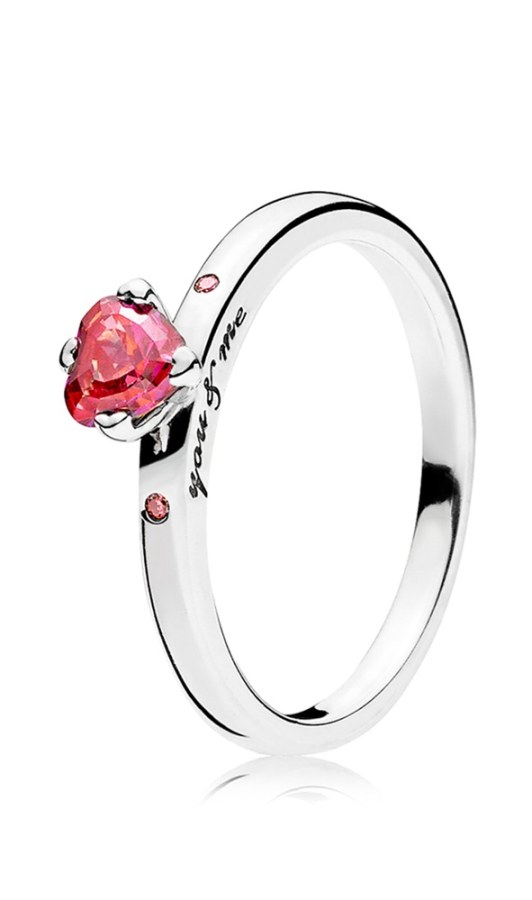 Pandora Stříbrný prsten You a  Me 196574CZRMX 50 mm - Prsteny Prsteny s kamínkem