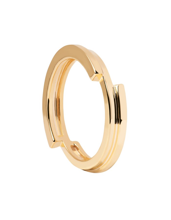PDPAOLA Minimalistický pozlacený prsten Genesis Essentials AN01-898 48 mm - Prsteny Prsteny bez kamínku