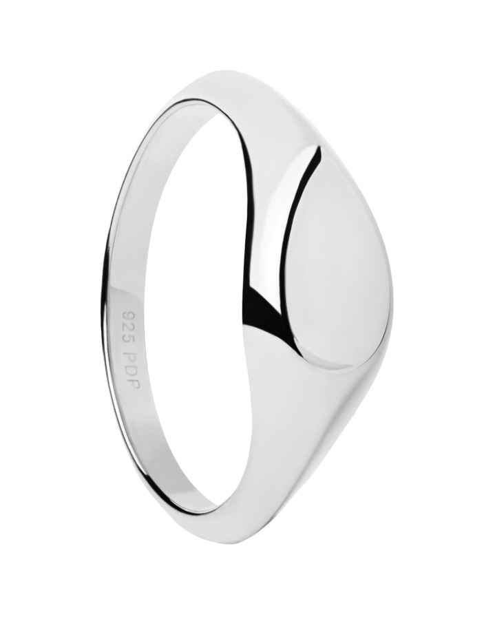 PDPAOLA Nadčasový stříbrný prsten Devi Vanilla AN02-A53 48 mm - Prsteny Prsteny bez kamínku
