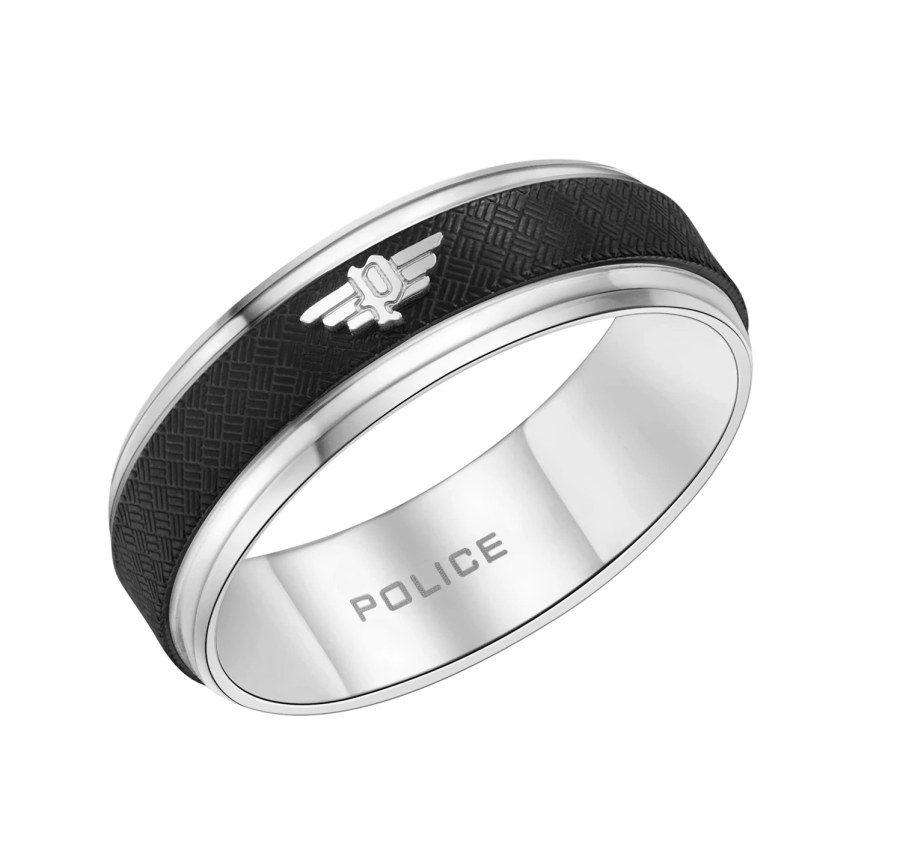 Police Pánský ocelový prsten Halo PEAGF003580 64 mm - Prsteny Prsteny bez kamínku