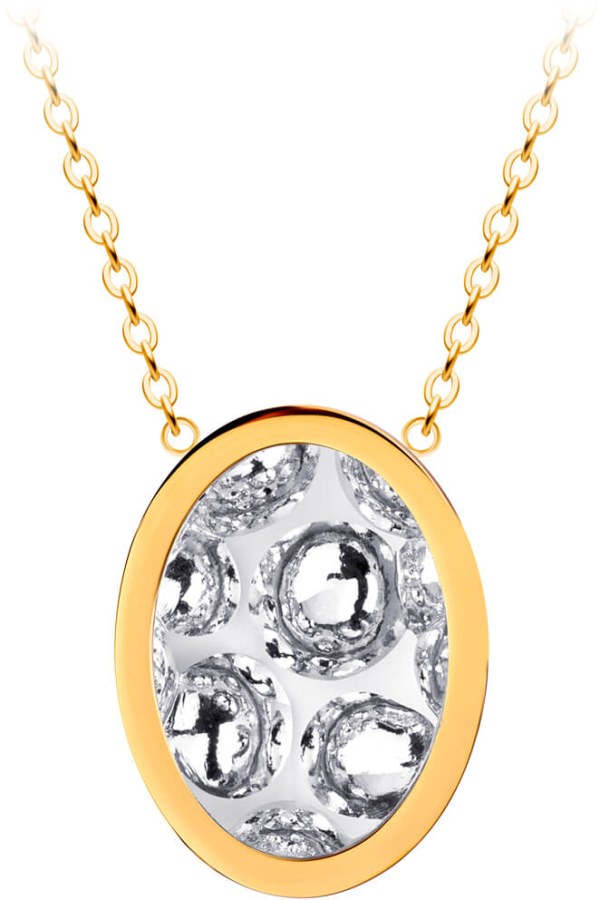 Preciosa Ocelový náhrdelník s třpytivým přívěskem Idared 7361Y00 - Náhrdelníky